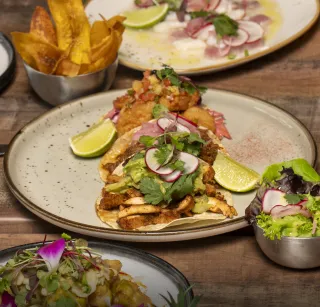 DELICIOUS TACOS Authentic Latin fusion tacos made with fresh ingredients